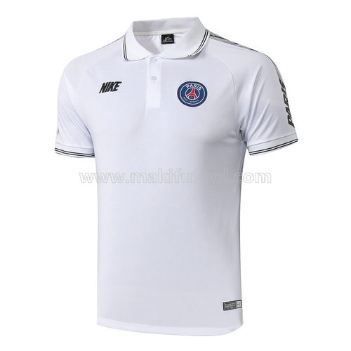 camiseta paris saint germain polo 2019-20 blanco